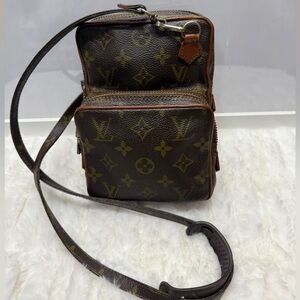 Louis Vuitton Dark Brown Monogram Crossbody Bag